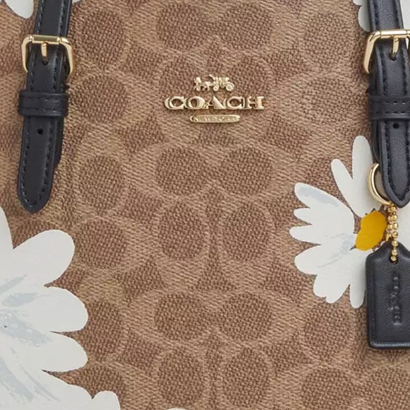 NEW No longer available. Retails: $398. COACH Women’s Handbag. Mollie Daisy Tote - Picture 9 of 12